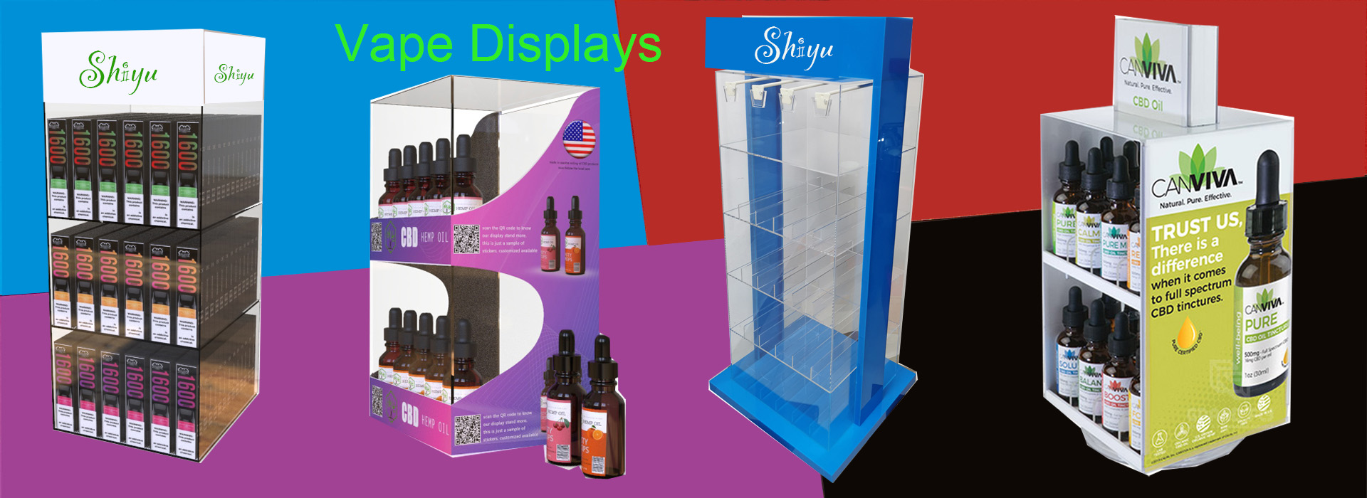 acrylic vape displays